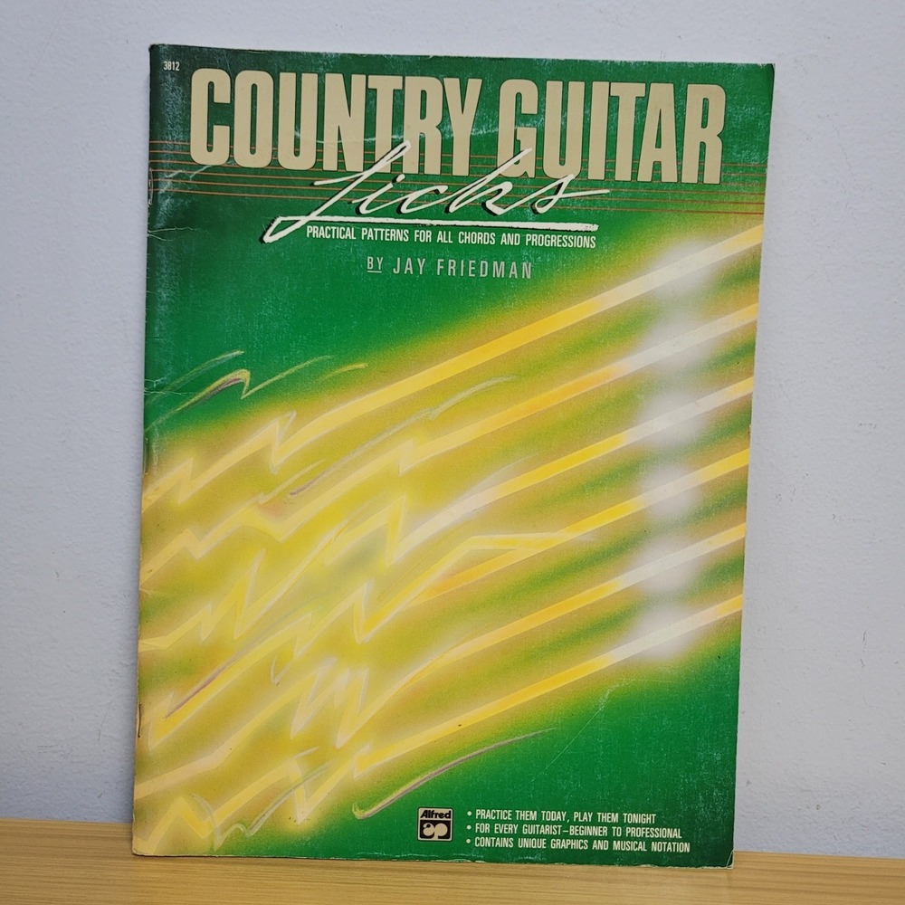 Country Guitar Licks by Jay Friedman Book 1987
